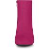 imageAllegra K Womens Round Toe Side Zip Chunky Heel Ankle BootsHot Pink