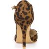 imageAllegra K Womens Rounded Toe Stiletto Heel TStrap Dress Leopard Pumps 9 M US