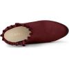 imageAllegra K Womens Ruffle Block Heel Ankle BootsBurgundy