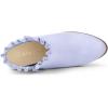imageAllegra K Womens Ruffle Block Heel Ankle BootsPurple