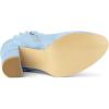 imageAllegra K Womens Ruffle Block Heel Ankle BootsSky Blue