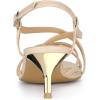 imageAllegra K Womens Slingback Strappy Kitten Heel Heels SandalsBeige