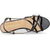 imageAllegra K Womens Slingback Strappy Kitten Heel Heels SandalsBlack