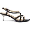 imageAllegra K Womens Slingback Strappy Kitten Heel Heels SandalsBlack