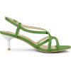 imageAllegra K Womens Slingback Strappy Kitten Heel Heels SandalsGreen