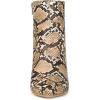 imageAllegra K Womens Snakeskin Print Boots Halloween Costumes Chunky High Heels Ankle BootsBrown Snake