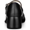 imageAllegra K Womens Square Toe Ankle Strap Block Heels Mary Janes Pumps ShoesBlack