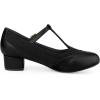 imageAllegra K Womens TStrap Mary Jane Ankle Strap Block Heels PumpsBlack