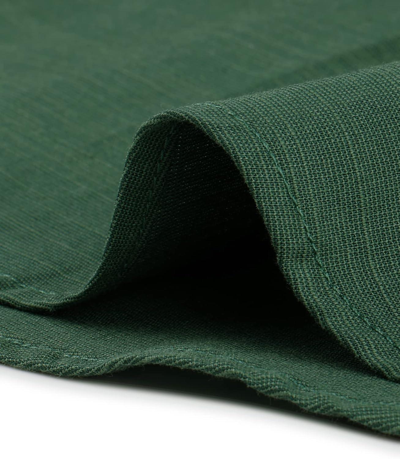 imageAllegra K Womens Belted Roll Up Sleeve Button Up Collared Shirt DressGreen