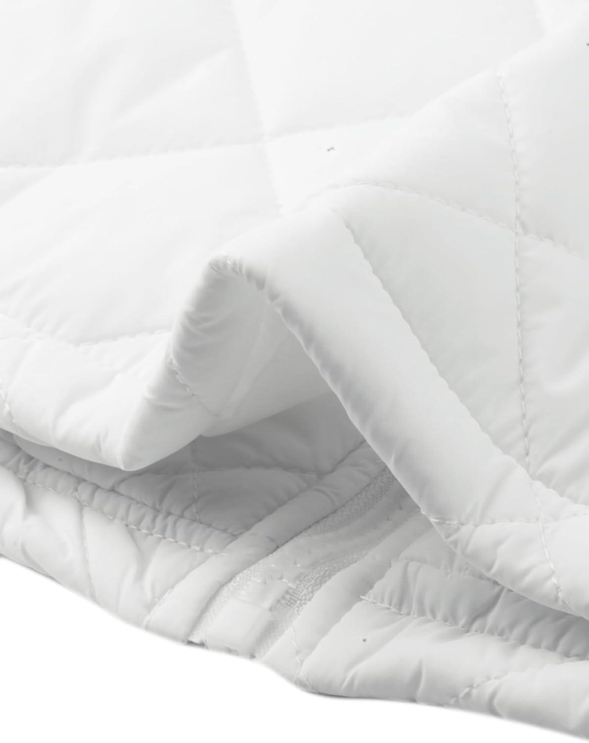 imageAllegra K Womens Puffer Vest Stand Collar Lightweight Gilet Quilted Zip VestWhite