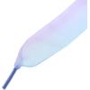 imageAllegra K 25cm Wide Flat Shoelaces for Women Gradient Color Organza Shoe Laces StringsBlue Purple