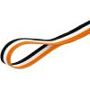 imageAllegra K Colorful Color Block Stripe Wide Shoe Strings Flat Shoelaces for Sneakers 2 PairsBlackwhiteorange