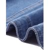imageAllegra K Denim Jacket for Womens 2025 Casual Collared Long Sleeve Crop Jean JacketsBlue