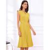 imageAllegra K Summer Dress for Womens 2024 Elegant Sleeveless V Neck ALine Pleated Flowy Midi DressGinger