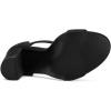 imageAllegra K Womens Ankle Strap Block High Heel SandalsBlack
