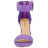 imageAllegra K Womens Ankle Strap Block High Heel SandalsPurple