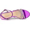 imageAllegra K Womens Ankle Strap Rhinestone Kitten Heel SandalsPurple