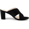 imageAllegra K Womens Crisscross Strap Block Heel Slide SandalsBlack