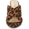 imageAllegra K Womens Crisscross Strap Block Heel Slide SandalsBrown Leopard