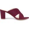 imageAllegra K Womens Crisscross Strap Block Heel Slide SandalsBurgundy