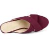 imageAllegra K Womens Crisscross Strap Block Heel Slide SandalsBurgundy