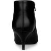 imageAllegra K Womens Cutout Pointy Toe Stiletto Heels Boots Ankle BootiesBlack