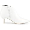 imageAllegra K Womens Cutout Pointy Toe Stiletto Heels Boots Ankle BootiesWhite