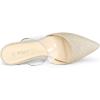 imageAllegra K Womens Glitter Clear Strap Flat MulesGold