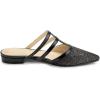 imageAllegra K Womens Glitter Pointed Toe Flat MulesBlack