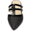 imageAllegra K Womens Glitter Pointed Toe Flat MulesBlack
