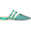 imageAllegra K Womens Glitter Pointed Toe Flat MulesGreen