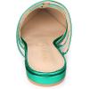 imageAllegra K Womens Glitter Pointed Toe Flat MulesGreen