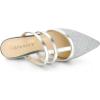 imageAllegra K Womens Glitter Pointed Toe Flat MulesSilver