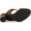 imageAllegra K Womens Opened Toe Block Heeled Slide SandalsLeopard