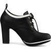 imageAllegra K Womens Platform Lace Up Chunky Heels Ankle BootsBlack