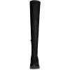 imageAllegra K Womens Platform Wedge Chunky Heels Over the Knee Thigh High BootsBlack