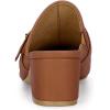 imageAllegra K Womens Pointed Toe Block Heel Brown Mules Shoes 6 M US