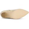 imageAllegra K Womens Pointed Toe Chunky High Heels Ankle BootsBeige