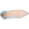 imageAllegra K Womens Pointed Toe Clear Rhinestone Ballet FlatsLake Blue