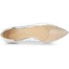 imageAllegra K Womens Pointed Toe Clear Rhinestone Ballet FlatsSilver
