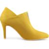 imageAllegra K Womens Pointed Toe Rhinestones Pull on Stiletto Heel Ankle BootiesYellow