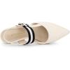 imageAllegra K Womens Pointed Toe Slingback Flat MulesBeige