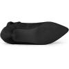 imageAllegra K Womens Pointed Toe Stiletto Heel Ruffle Ankle BootsBlack