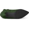 imageAllegra K Womens Pointed Toe Stiletto Heel Ruffle Ankle BootsGreen