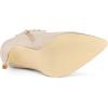 imageAllegra K Womens Pointed Toe Stiletto Heels Heel Chelsea Ankle BootsBeige