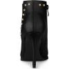 imageAllegra K Womens Pointed Toe Stiletto Heels Heel Chelsea Ankle BootsBlack