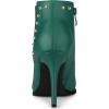 imageAllegra K Womens Pointed Toe Stiletto Heels Heel Chelsea Ankle BootsEmerald Green