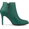 imageAllegra K Womens Pointed Toe Stiletto Heels Heel Chelsea Ankle BootsEmerald Green