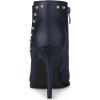 imageAllegra K Womens Pointed Toe Stiletto Heels Heel Chelsea Ankle BootsNavy Blue