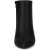 imageAllegra K Womens Pointed Toe Zipper Stiletto Heel Ankle BootsBlack